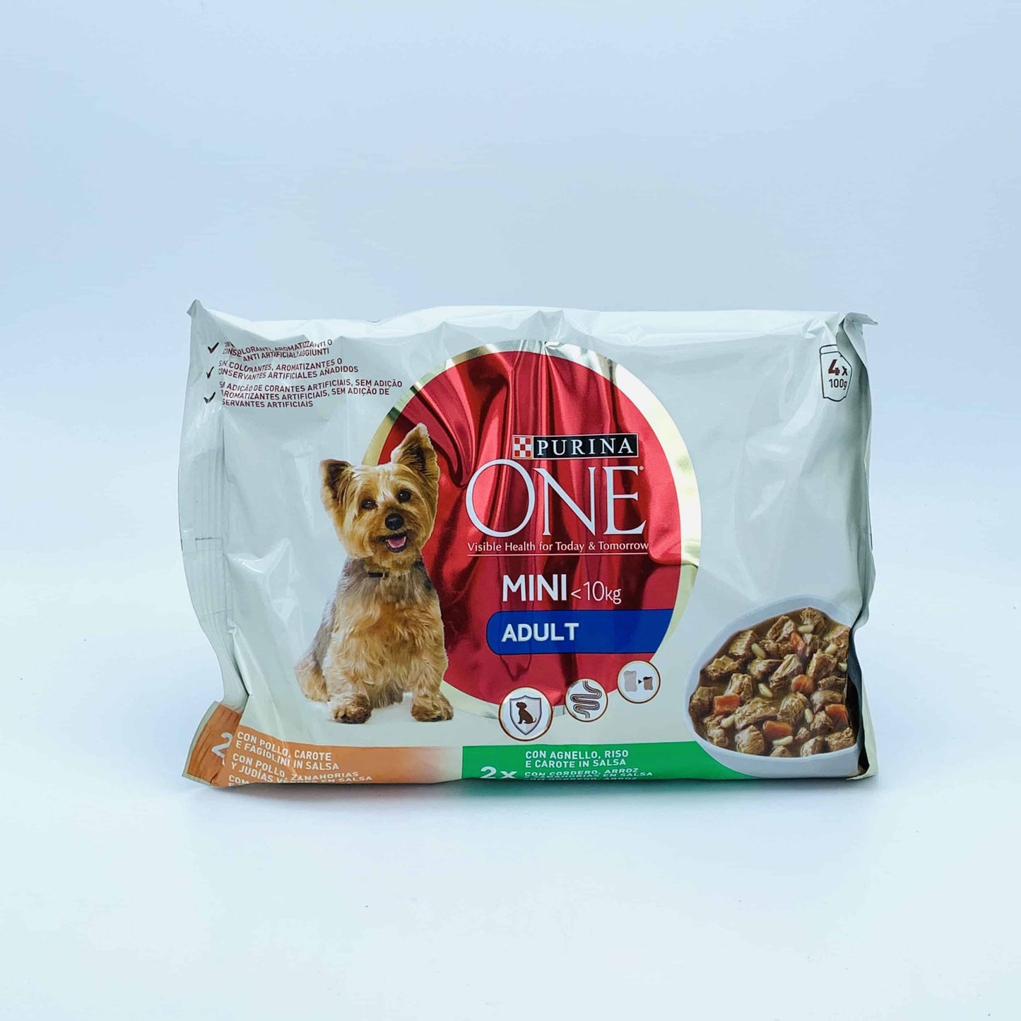Purina One Mini Adult 4x100g image 0