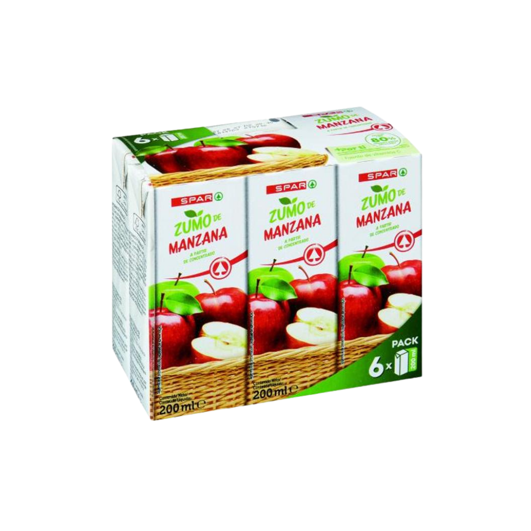 Zumo de Manzana SPAR 6x200ml image 0