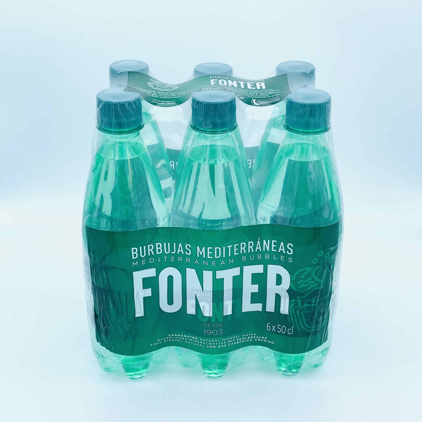 Agua con Gas Fonter 6x50cl image 0