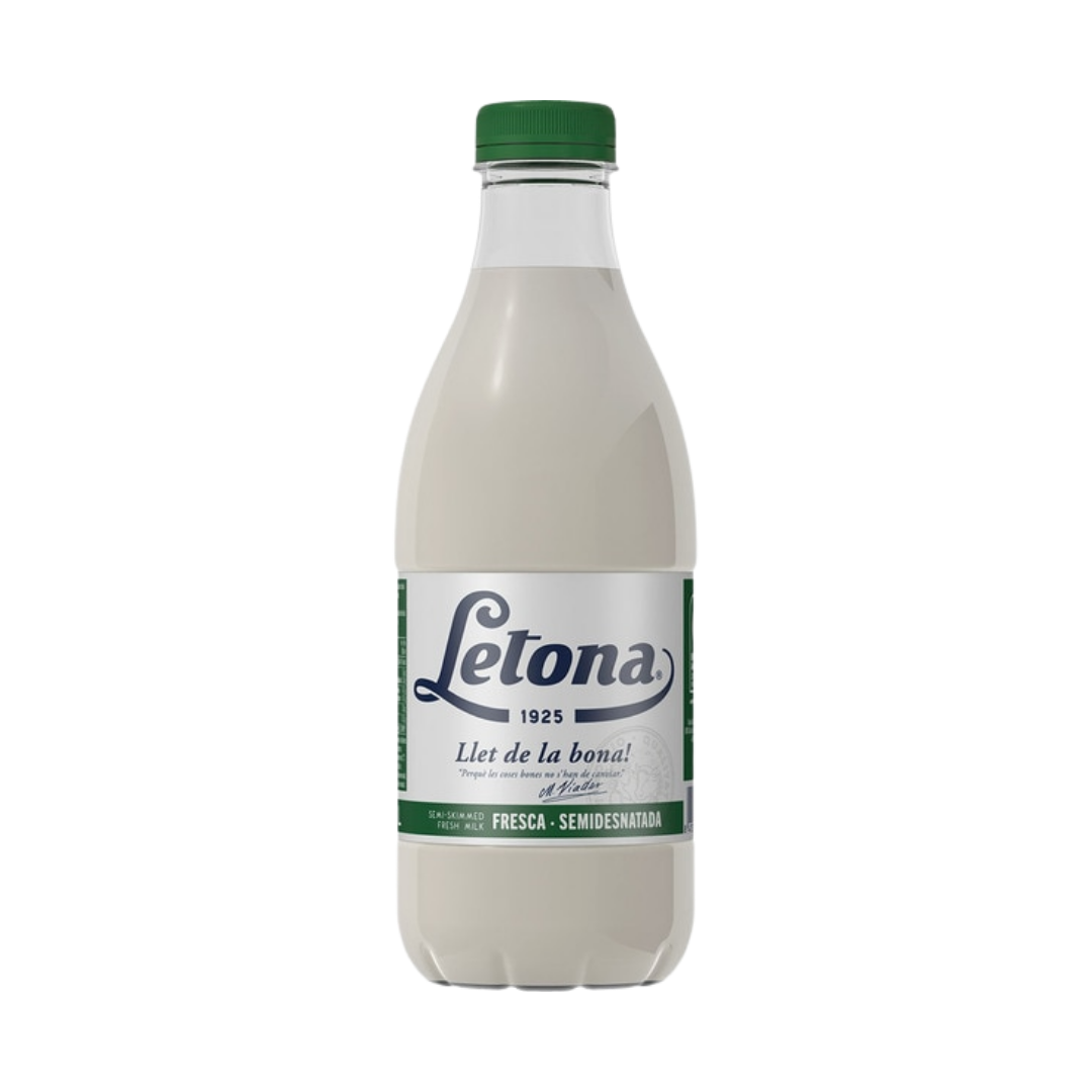 Leche Fresca Semidesnatada Letona 1L image 0