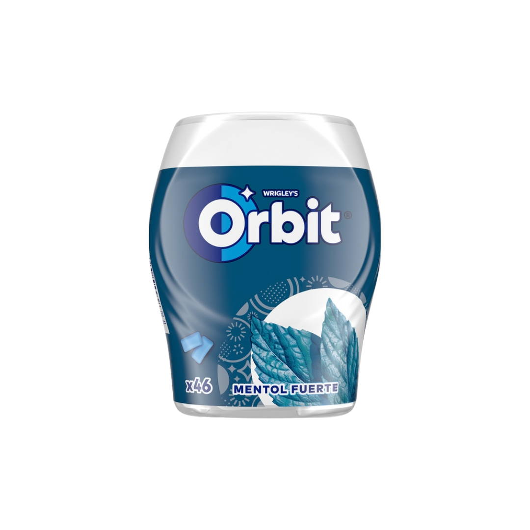 Chicle Orbit Mentol Fuerte Box 46u image 0