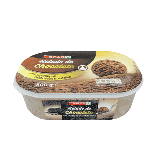 Helado Sabor Chocolate SPAR 1L image 0