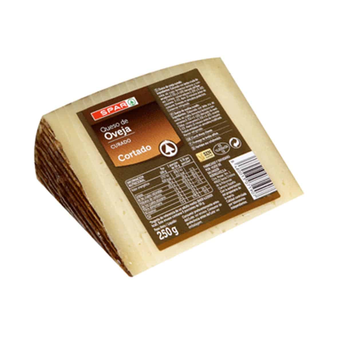 Queso de Oveja Curado Cortado SPAR 250g image 0