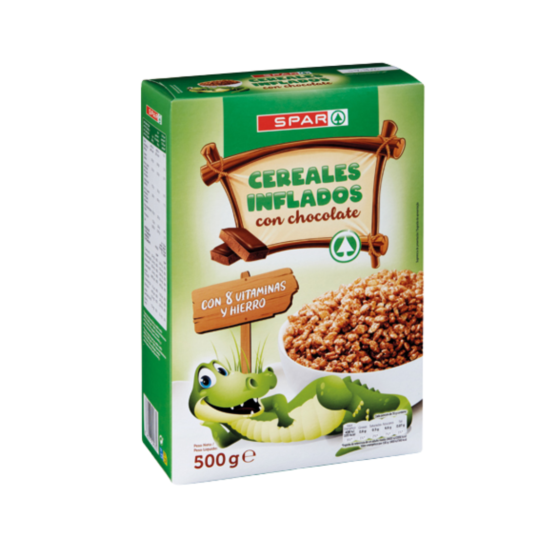 Cereales Inflados con Chocolate SPAR 500g image 0