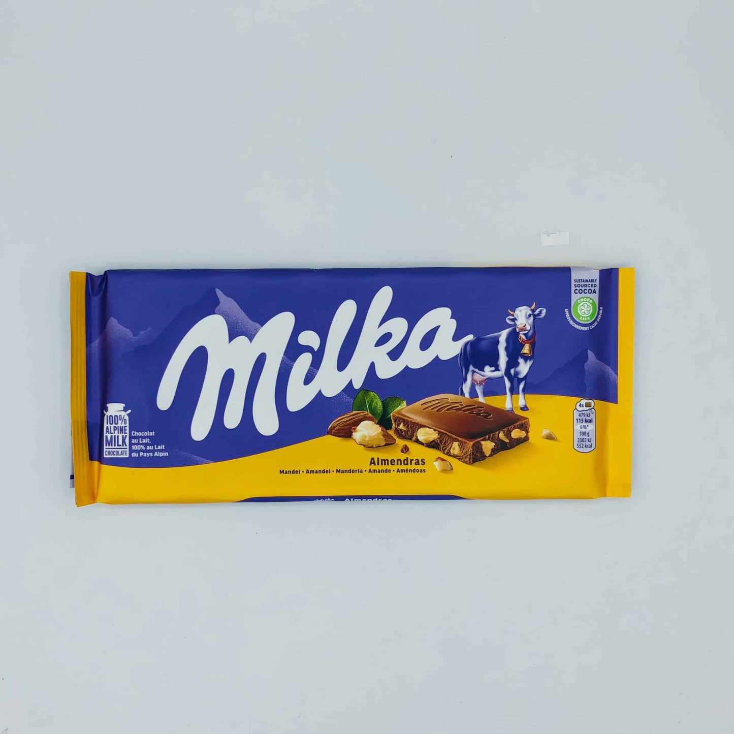 Chocolate Milka con Almendras 125g image 0
