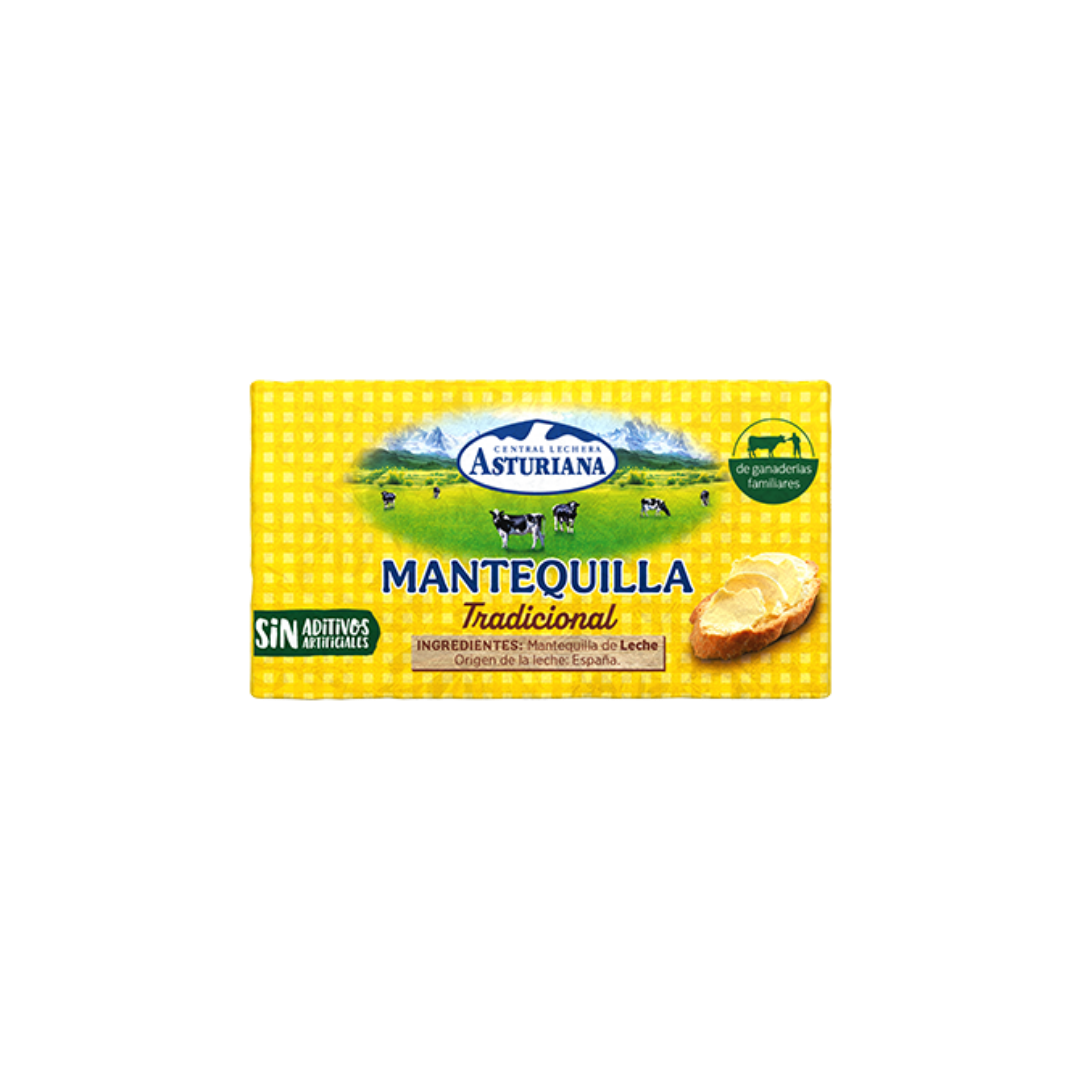 Mantequilla Asturiana Pastilla 125g image 0
