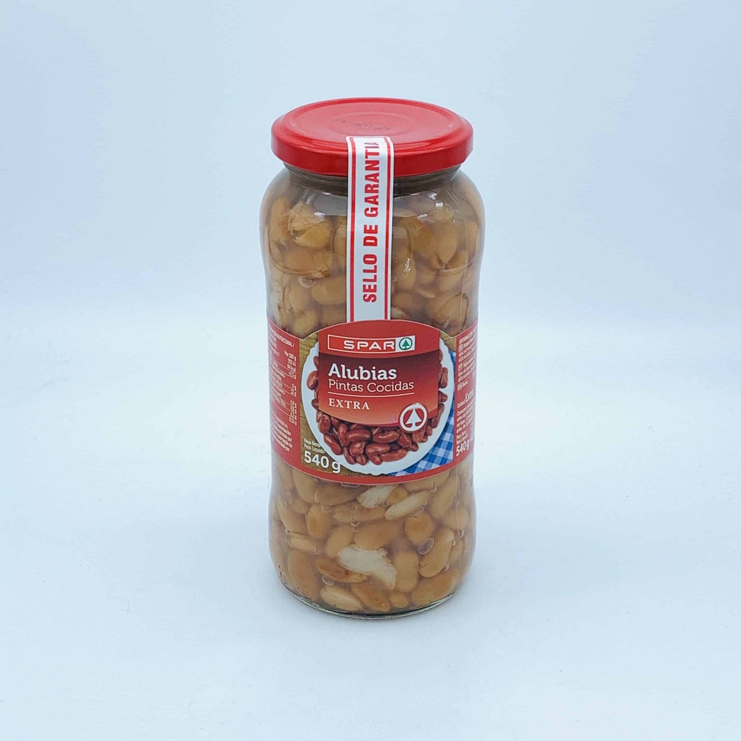 Alubias Pintas Cocidas SPAR Tarro 540g image 0