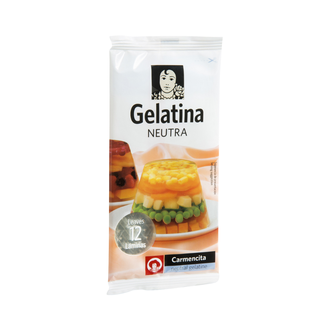 Gelatina en Láminas Carmencita 12u image 0