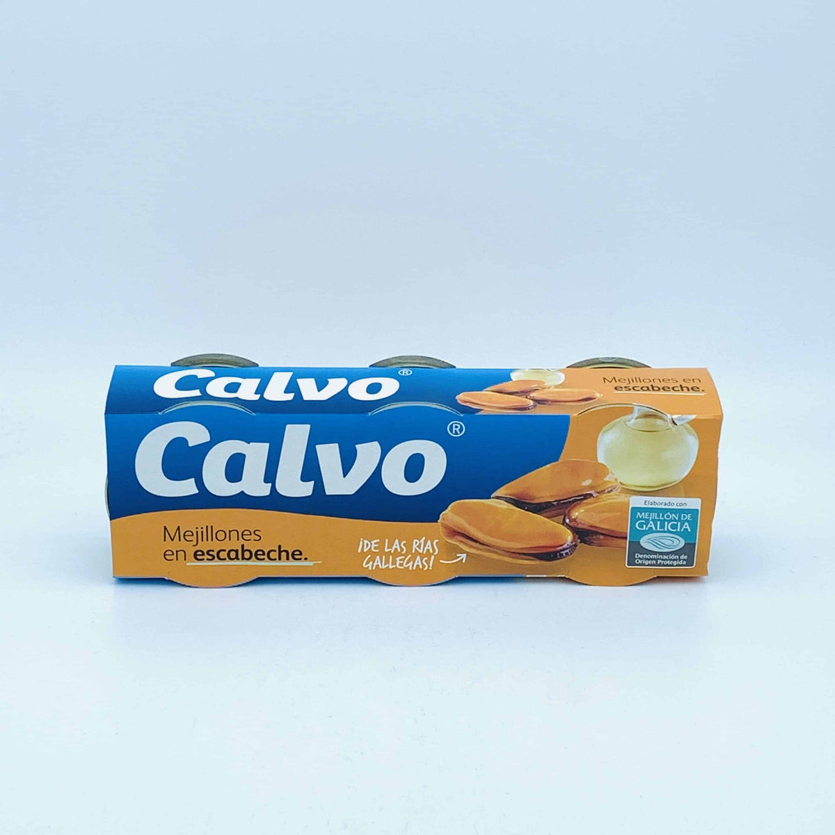 Mejillones en Escabeche Calvo Pack 3 image 0