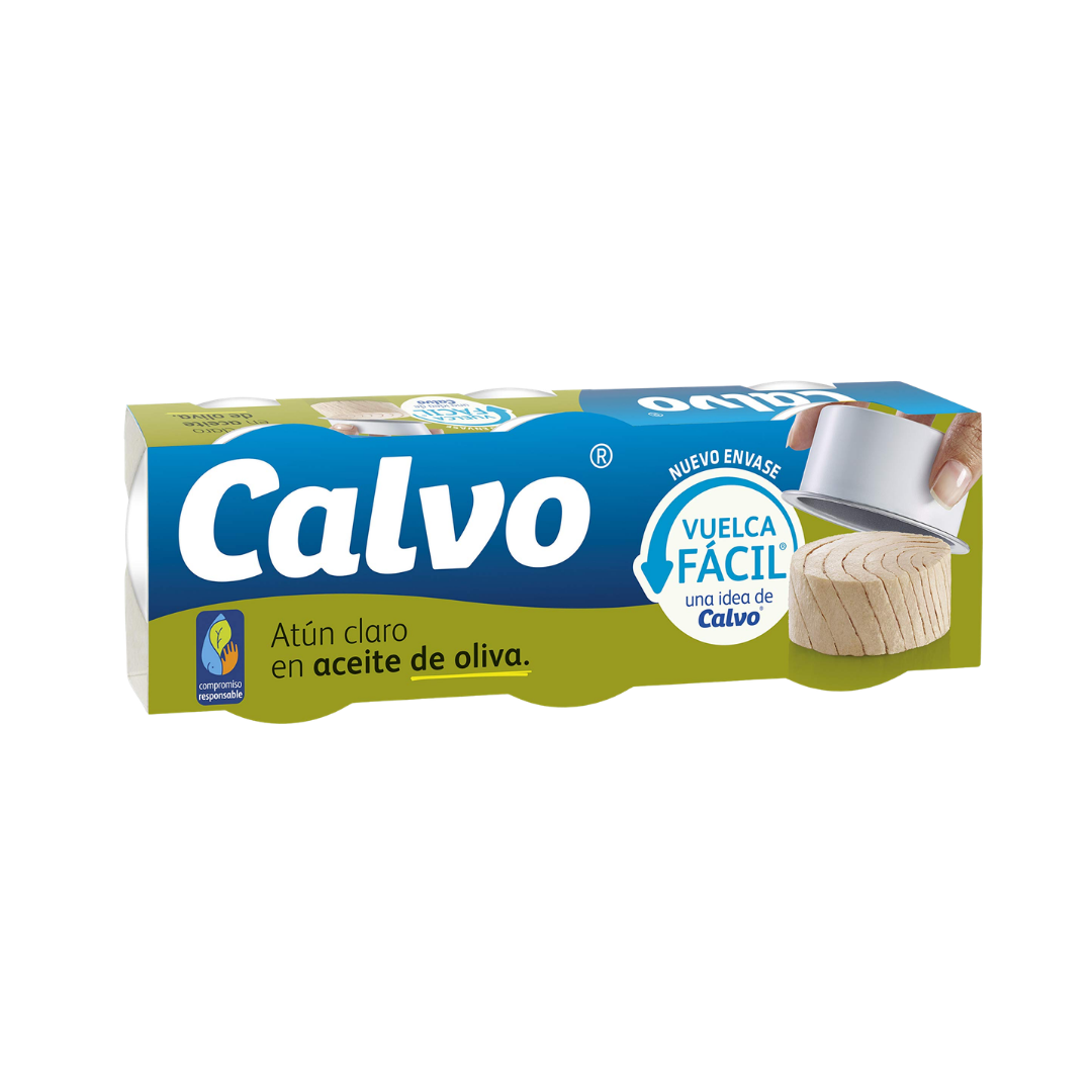 Atún Claro en Aceite de Oliva Calvo Pack 3 image 0