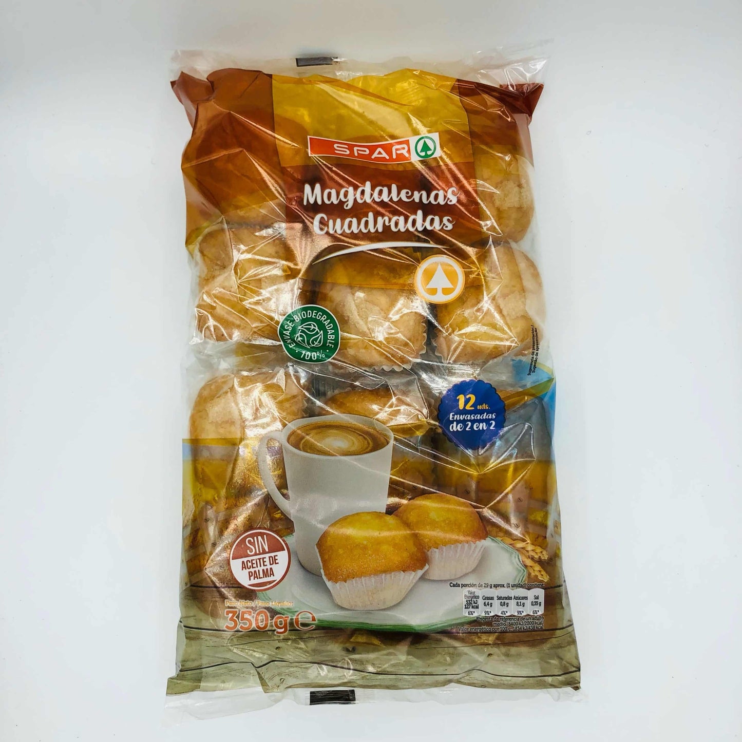 Magdalenas Cuadradas SPAR 350g image 0