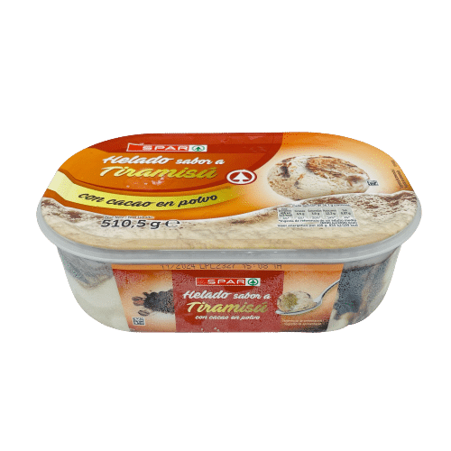 Helado Sabor Tiramisú SPAR 900ml image 0