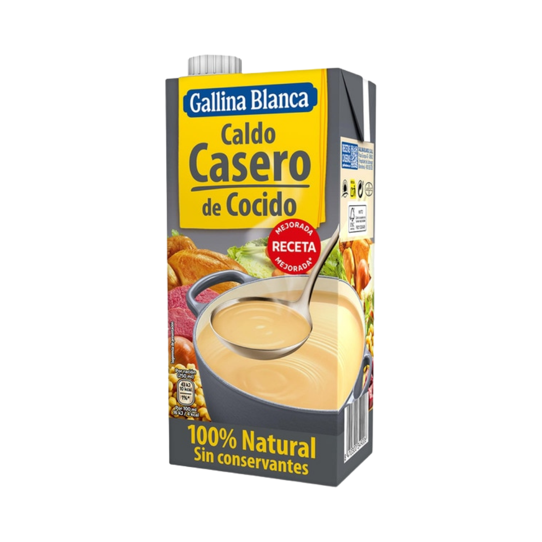 Caldo Casero de Cocido Gallina Blanca 1L image 0