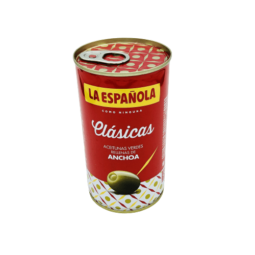 Aceitunas Verdes Rellenas de Anchoa La Española 350g image 0