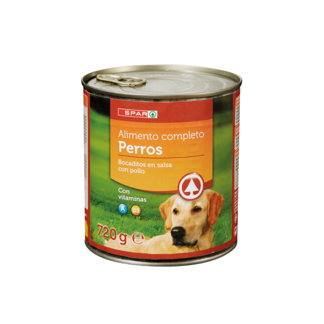 Alimento Completo Perros Bocaditos en Salsa con Pollo SPAR 720g image 0