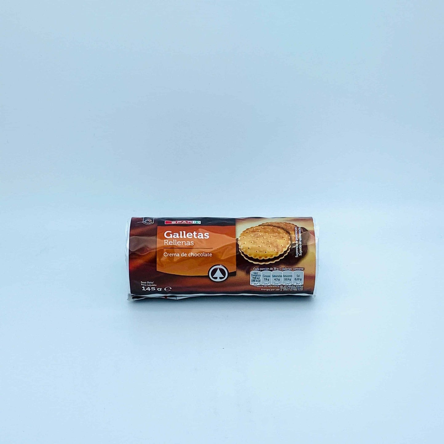 Galletas Rellenas de Chocolate SPAR 145g image 0