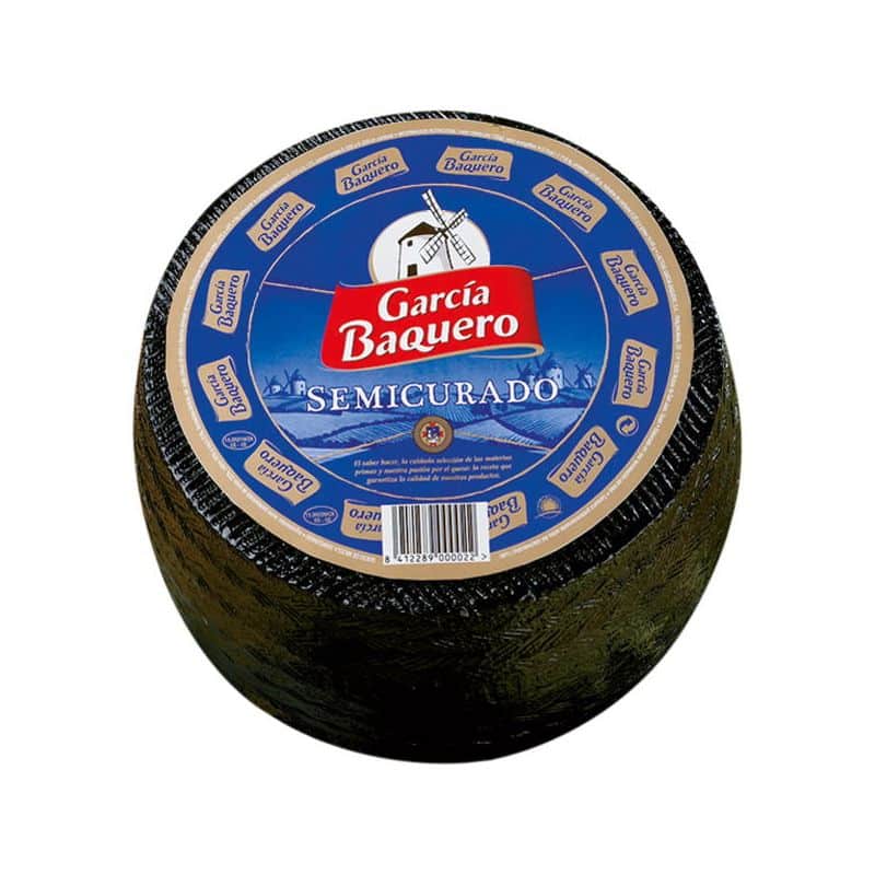 Queso Manchego Semicurado García Baquero Cuña 250g aprox image 0