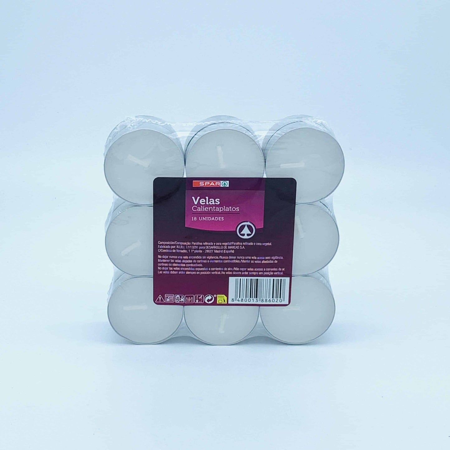Velas Calientaplatos SPAR 18u image 0