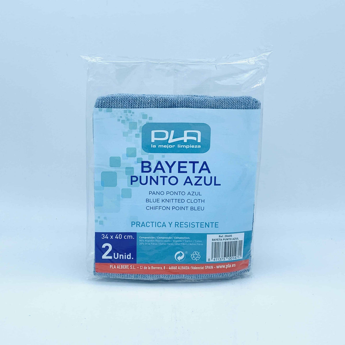 Pla Bayeta Punto Azul 2u image 0