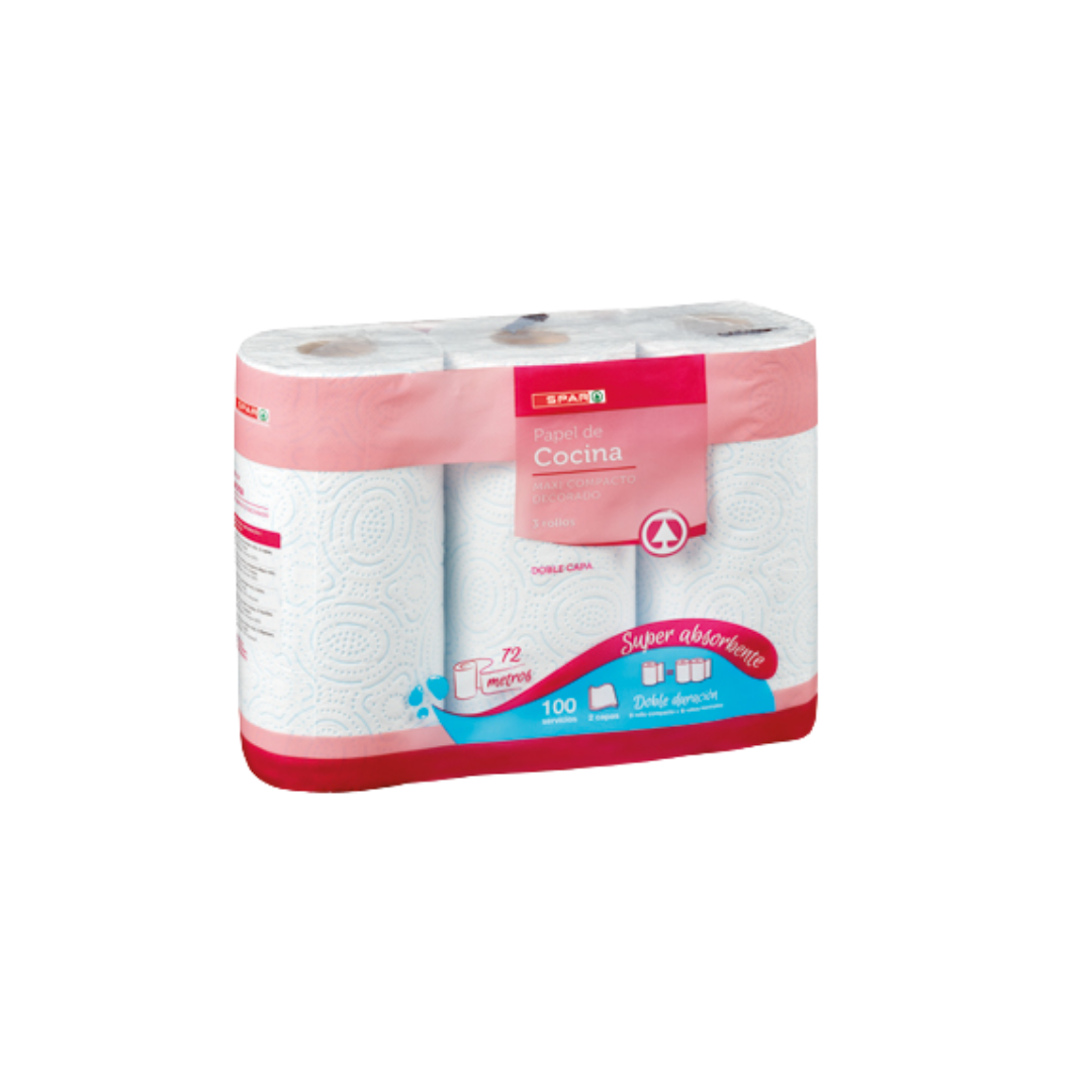 Papel de Cocina Maxi Compacto Super Absorbente SPAR 3R image 0