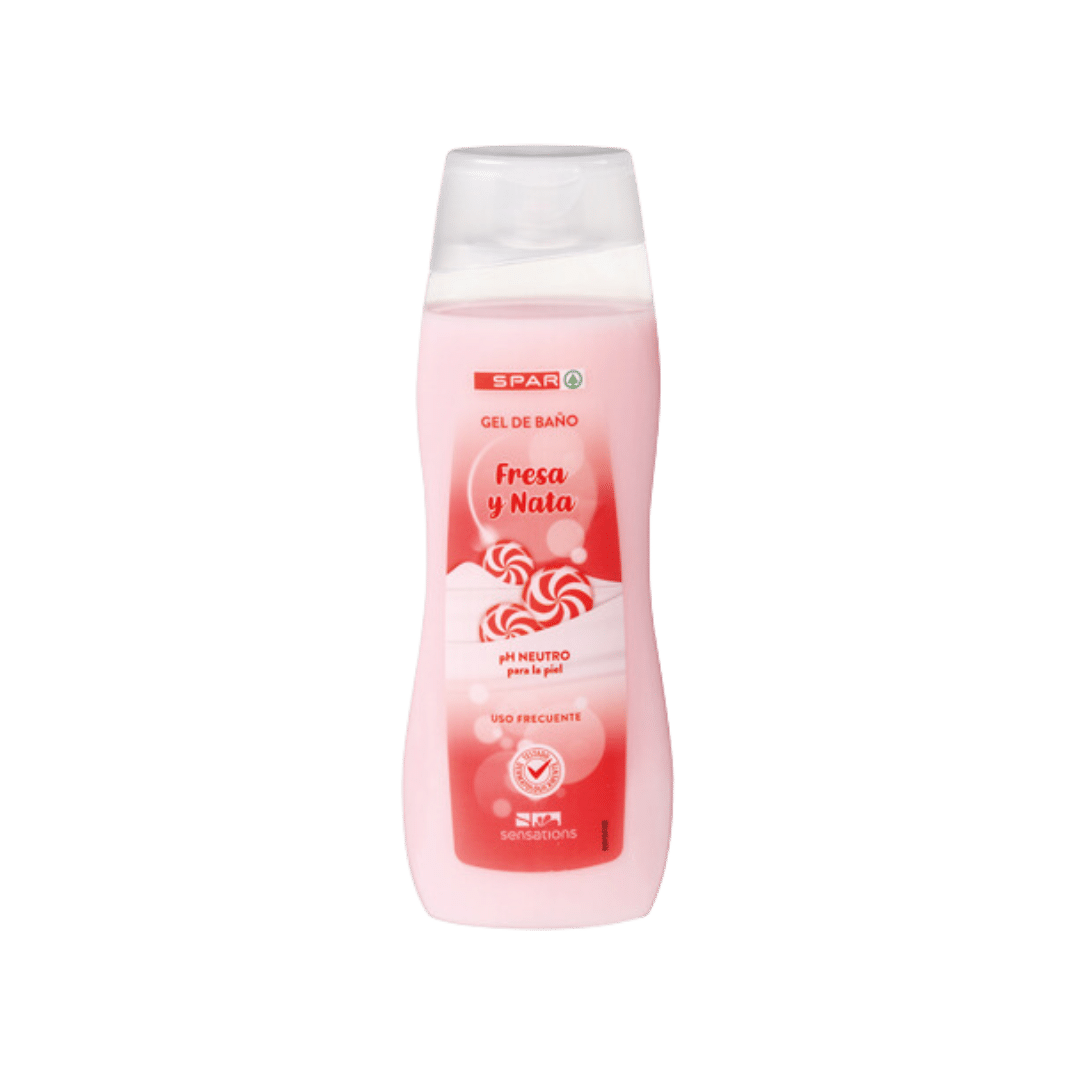 Gel de Baño Fresa y Nata Sensations 750ml image 0