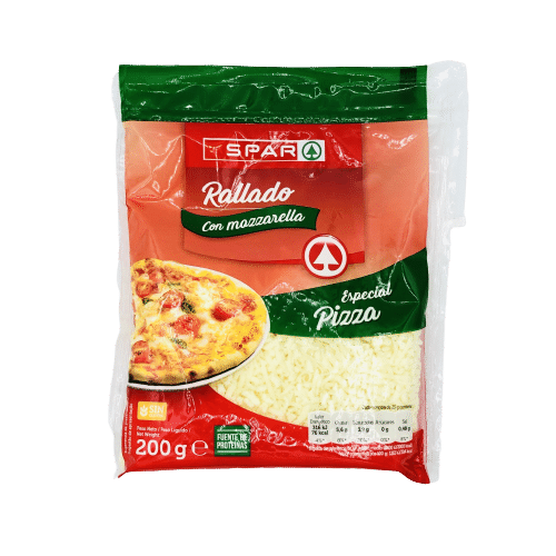 Queso Rallado con Mozzarella SPAR 200g image 0