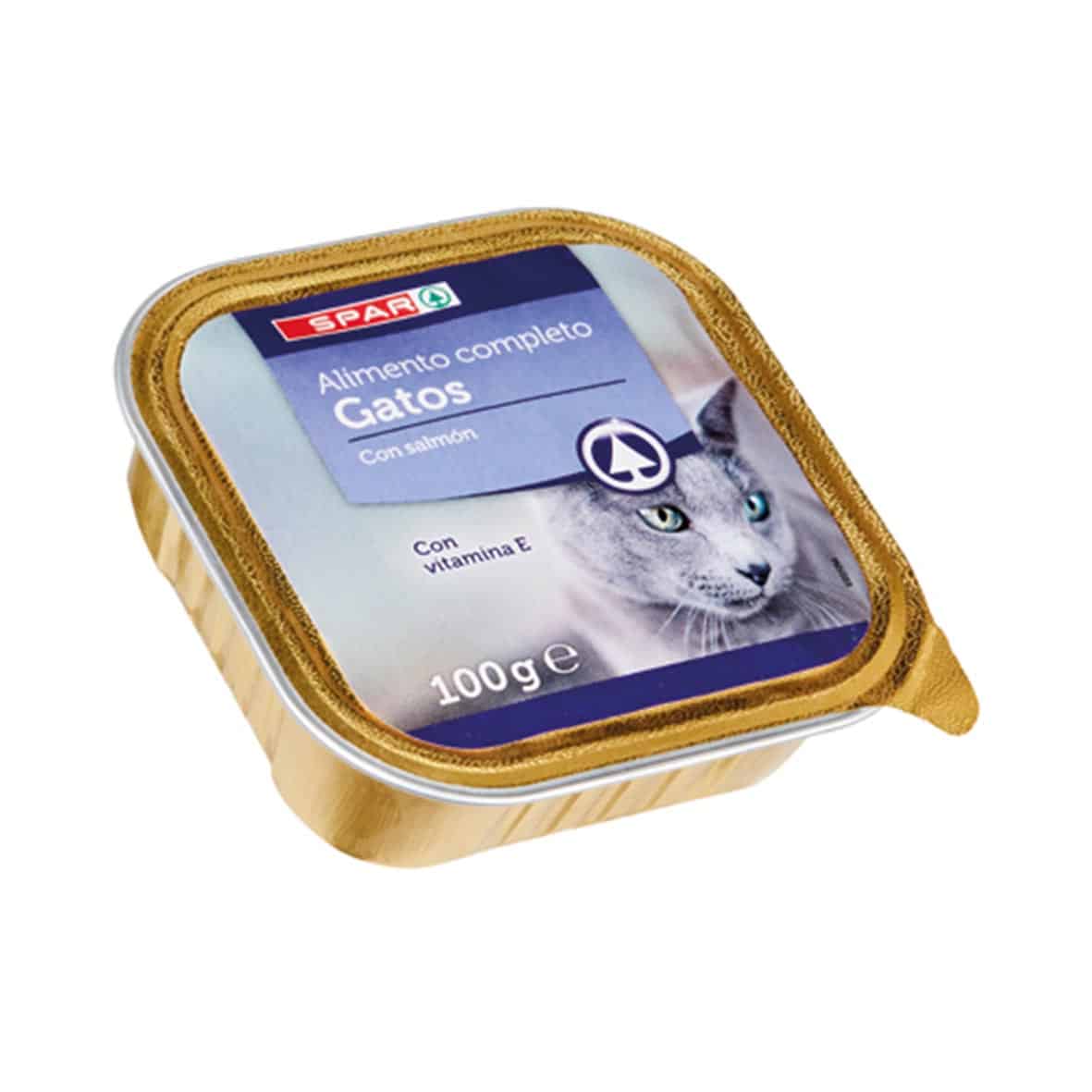 Alimento Completo para Gatos con Salmón SPAR image 0