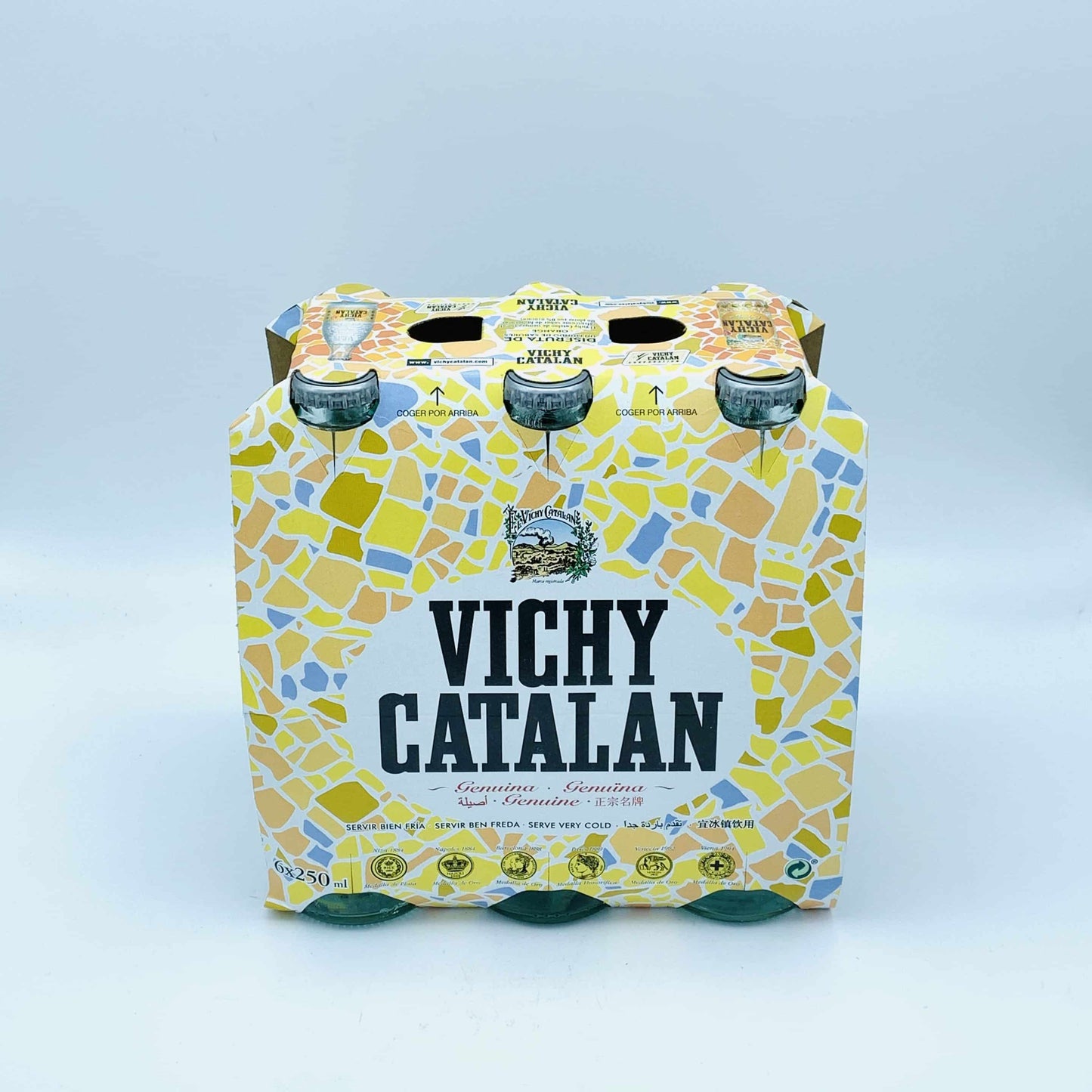 Agua con Gas Vichy Catalan Pack de 6 Botellas de 25cl image 0