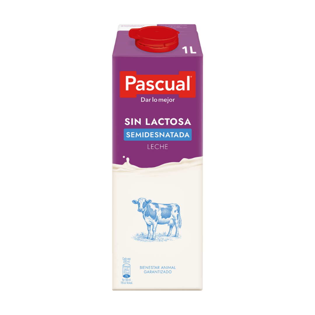 Pascual Leche sin Lactosa Semidesnatada image 0