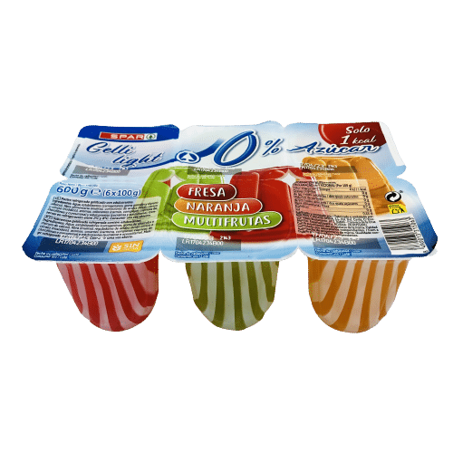 Gelli Fresa, Naranja y Multifrutas SPAR 6x100g image 0