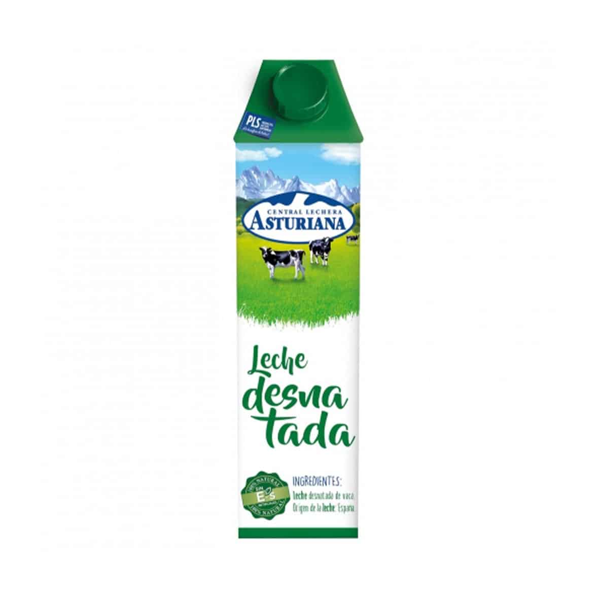 Asturiana Leche Desnatada 1L image 0