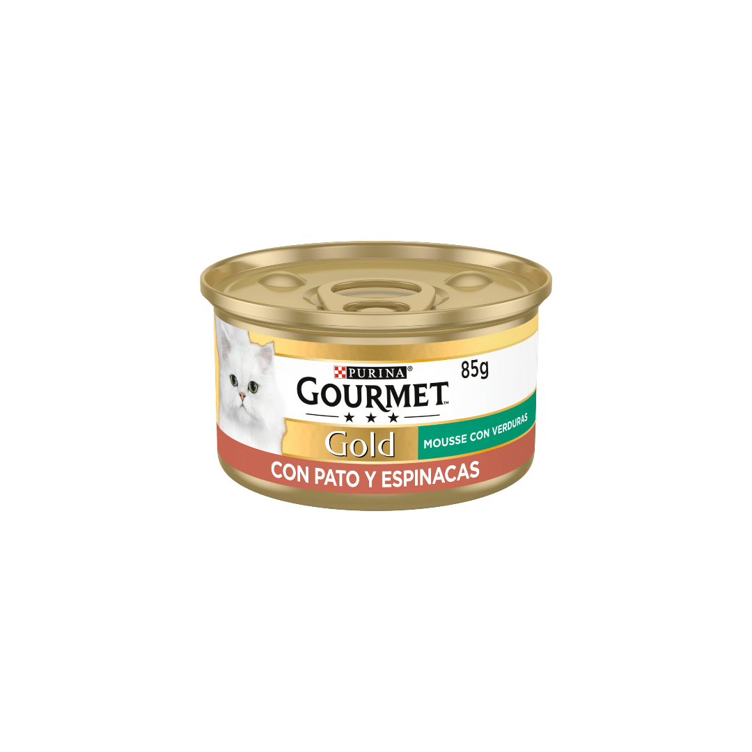 Purina Gourmet Gold Mousse Pato y Espinacas 85g image 0