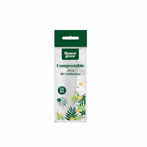 Cucharilla Compostable Honest Green 10u image 0