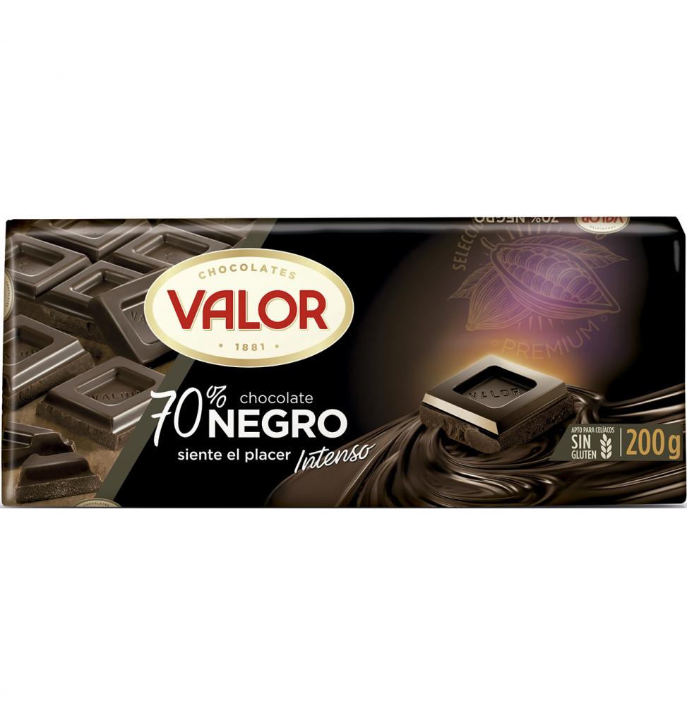 Chocolate Negro 70% Valor 200g image 0