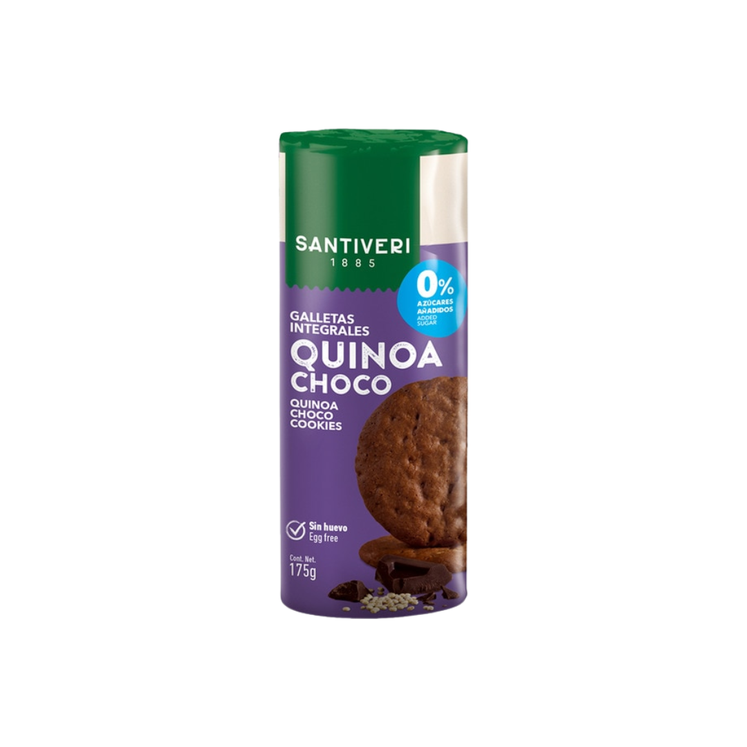 Santiveri Galletas Integrales Quinoa Choco Sin Azúcar image 0