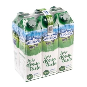 Asturiana Pack 6x1L Leche Desnatada image 0