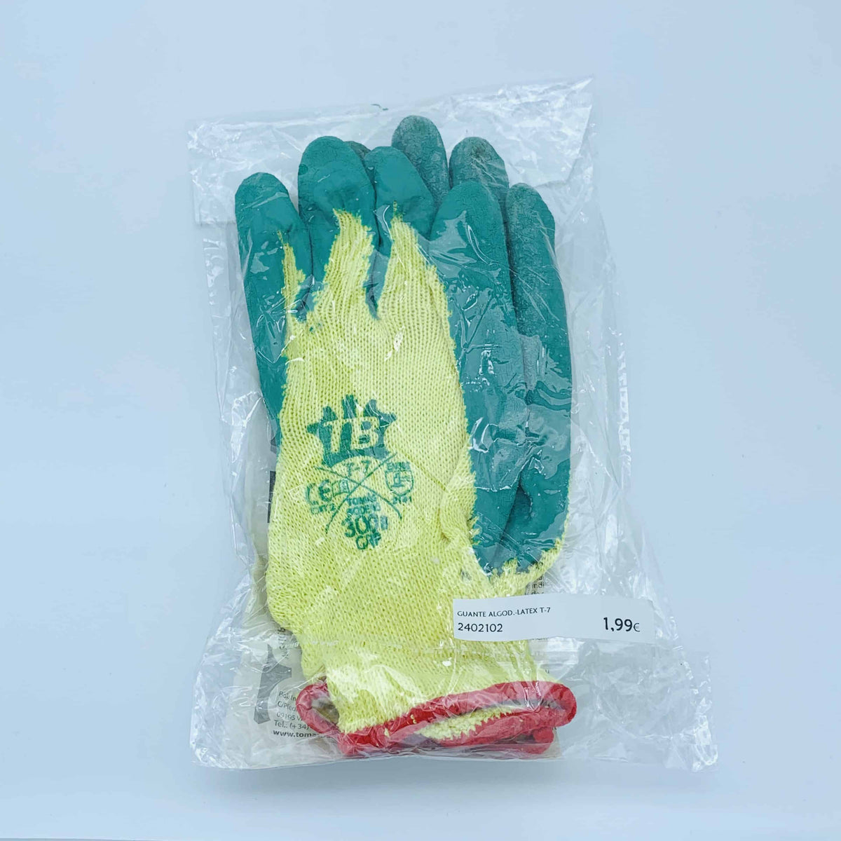 Guantes de Algodón y Látex T-7 image 0