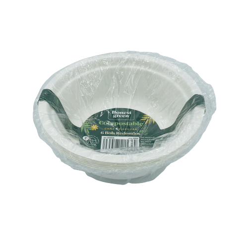 Bol Compostable Honest Green 350cc 6u image 0