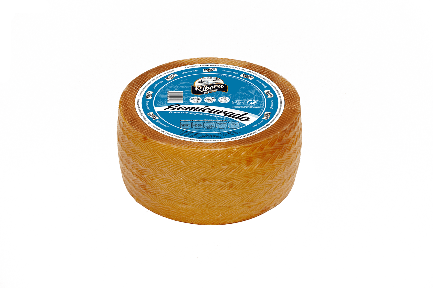 Queso Manchego Semicurado Ribera del Tajo Cuña 250g aprox image 0