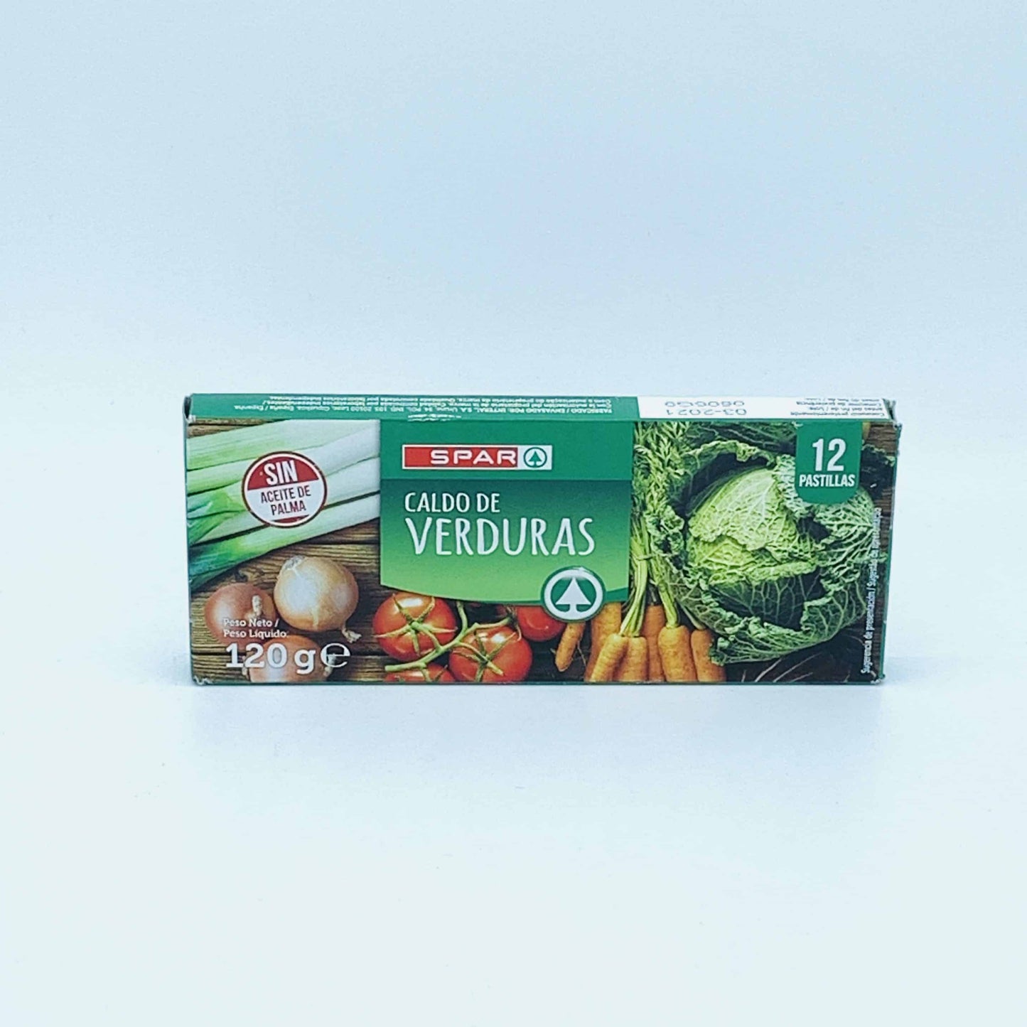 Pastillas de Caldo de Verduras SPAR 12 Pastillas image 0