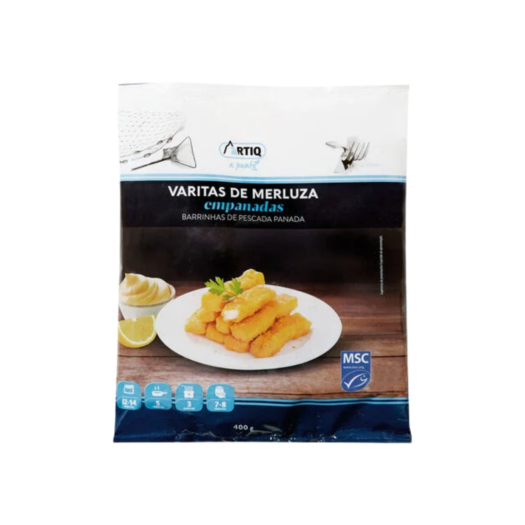 Varitas de Merluza Empanadas SPAR 400g image 0