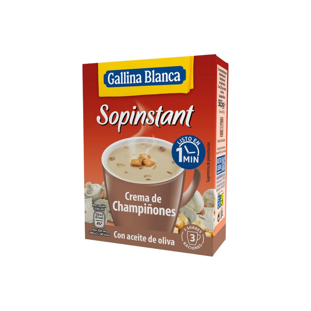 Sopinstant Crema de Champiñones 3 Sobres image 0