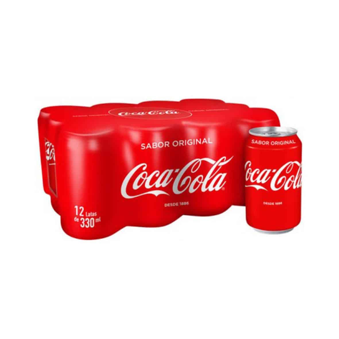 Coca-Cola Pack 12 Latas de 330ml image 0