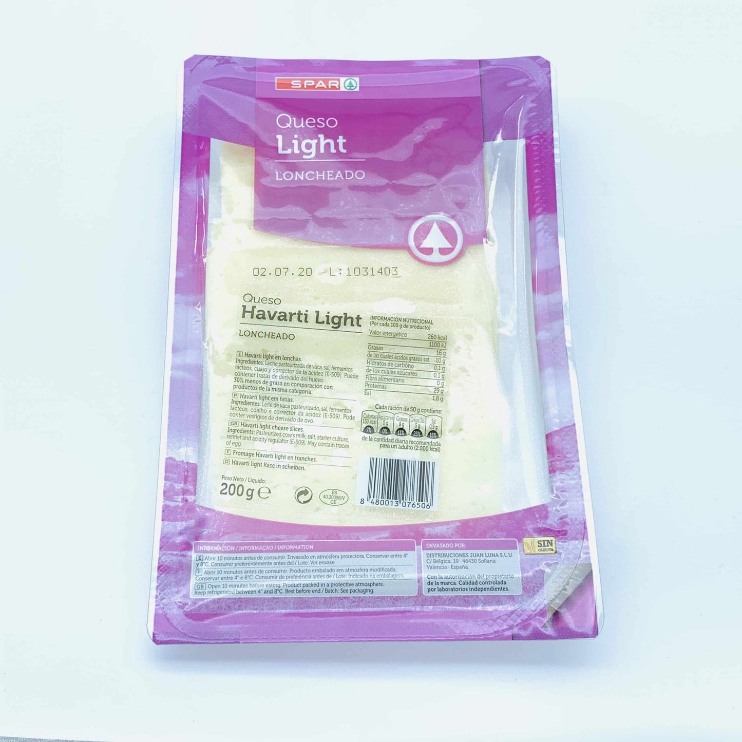 Queso Light Loncheado SPAR image 0