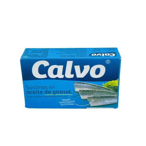 Sardinas Calvo en Aceite de Girasol 120g image 0