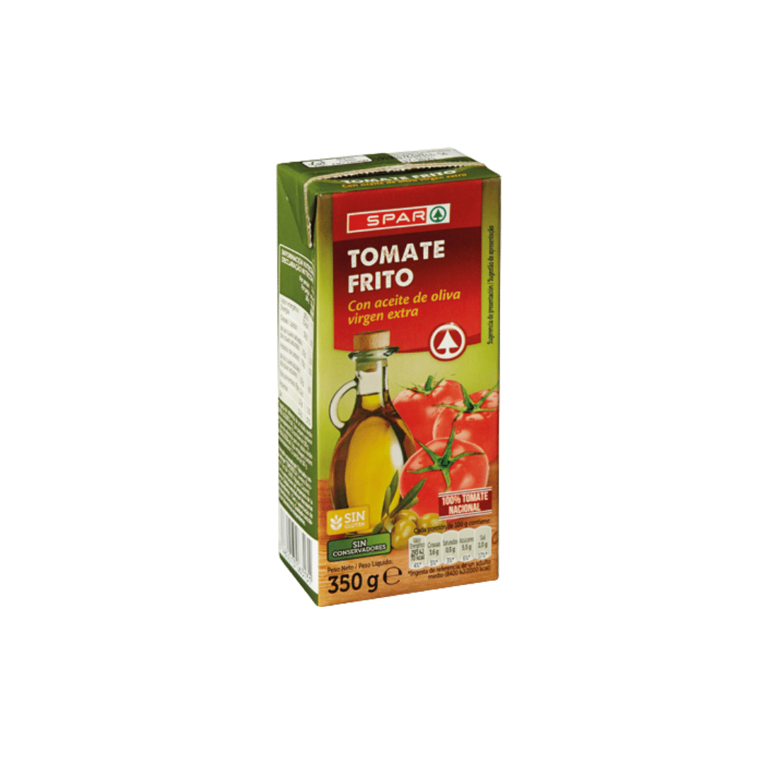 Tomate Frito con Aceite de Oliva Virgen Extra SPAR 350g