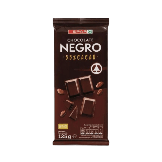 Chocolate Negro 55% Cacao SPAR 125g image 0