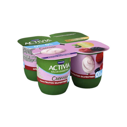 Activia 0% Cremoso Sabor Frutos Silvestres image 0