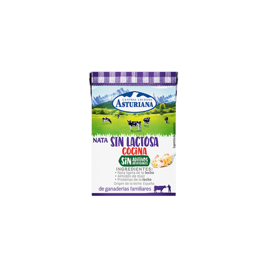 Nata para Cocinar sin Lactosa Asturiana 200ml image 0
