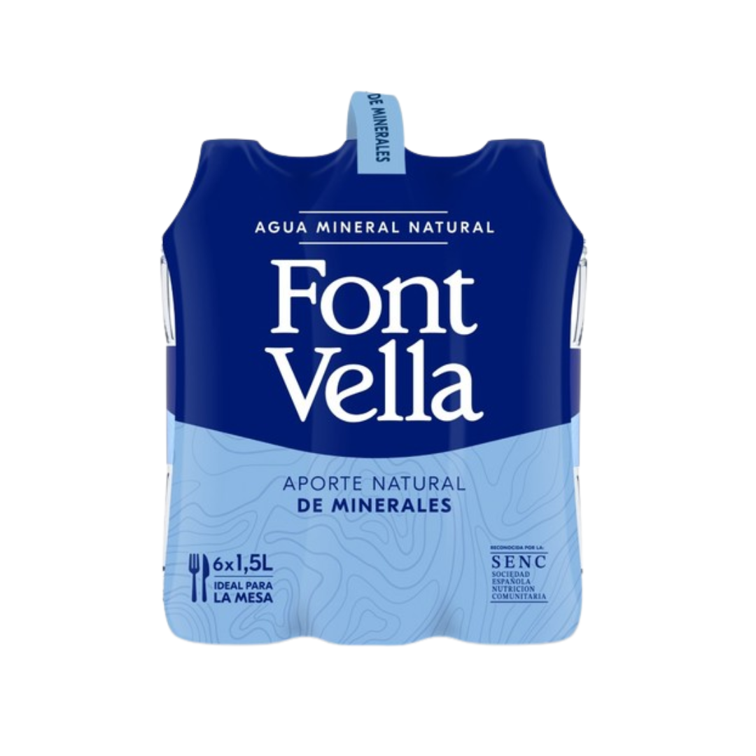 Agua Font Vella 6x1,5L image 0